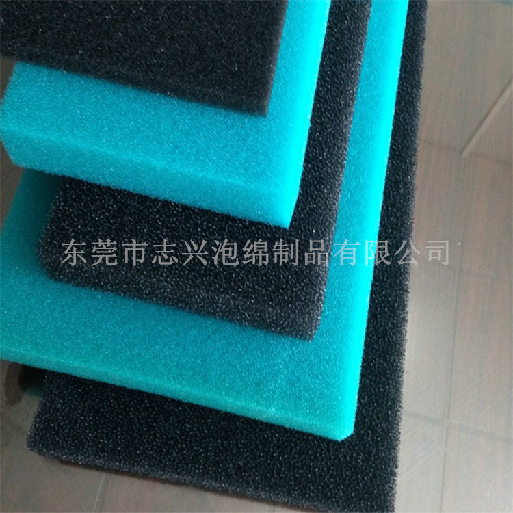 防滑防摔高密度海绵垫 PU发泡海绵制品 过滤海绵片单双面背胶