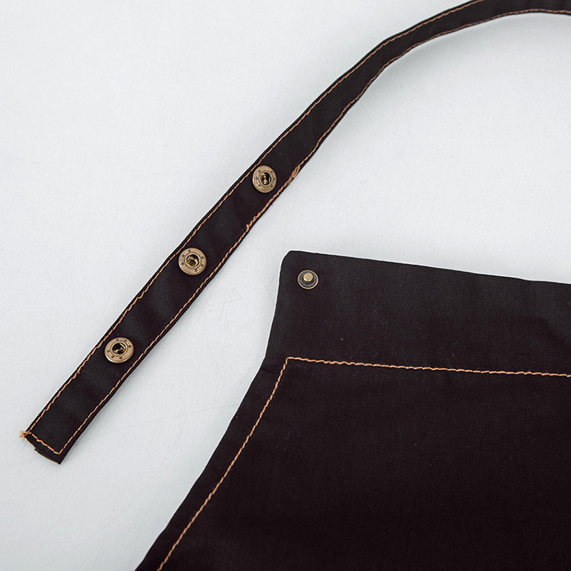 Estilo coreano moda personalizable logo cocina hornear manicura materna e infantil tienda restaurante cafetería leche té trajes delantal