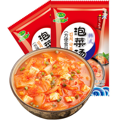 新美香【韩式泡菜汤】10g/包辣白菜豆腐汤韩国酱汁风味速食汤宵夜