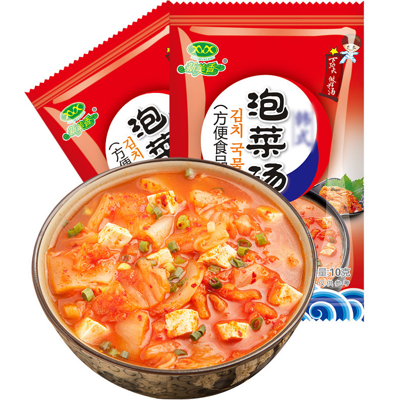 新美香【韩式泡菜汤】10g/包辣白菜豆腐汤韩国酱汁风味速食汤宵夜