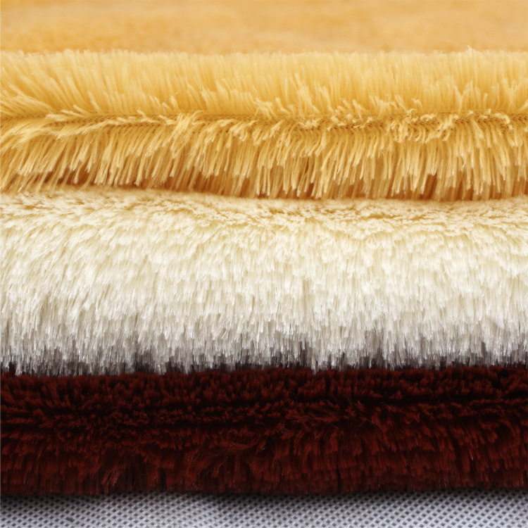 针织经编孔雀绒 长毛绒 半光PV绒 玩具家纺面料