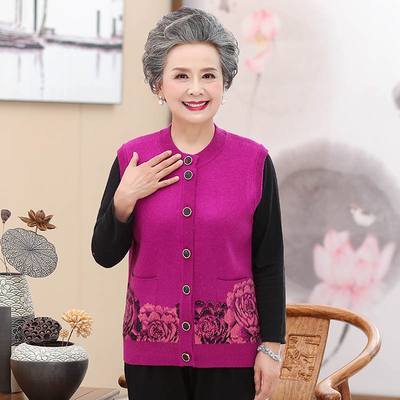 Gilet femme MOUTON ROUGE en Tricot - Ref 3317932 Image 8