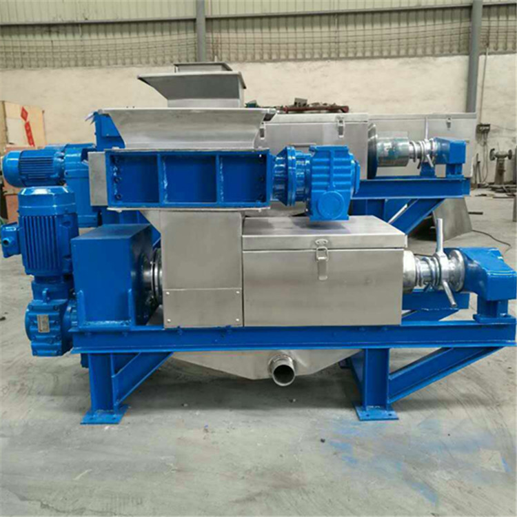 供应上海餐厨垃圾压榨脱水机 厨余垃圾螺旋脱水机 不锈钢压榨机