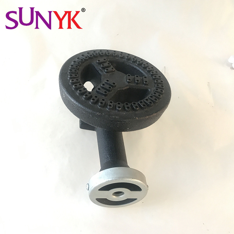 供应烤箱炉架铸铁架单头煮汤燃气灶圆形生铁炉架