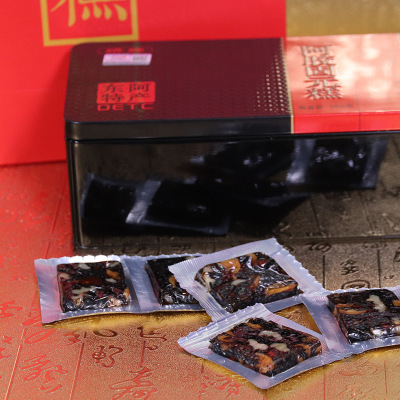 铁盒装阿胶糕固元膏500g 山东东阿特产即食阿胶膏固元膏