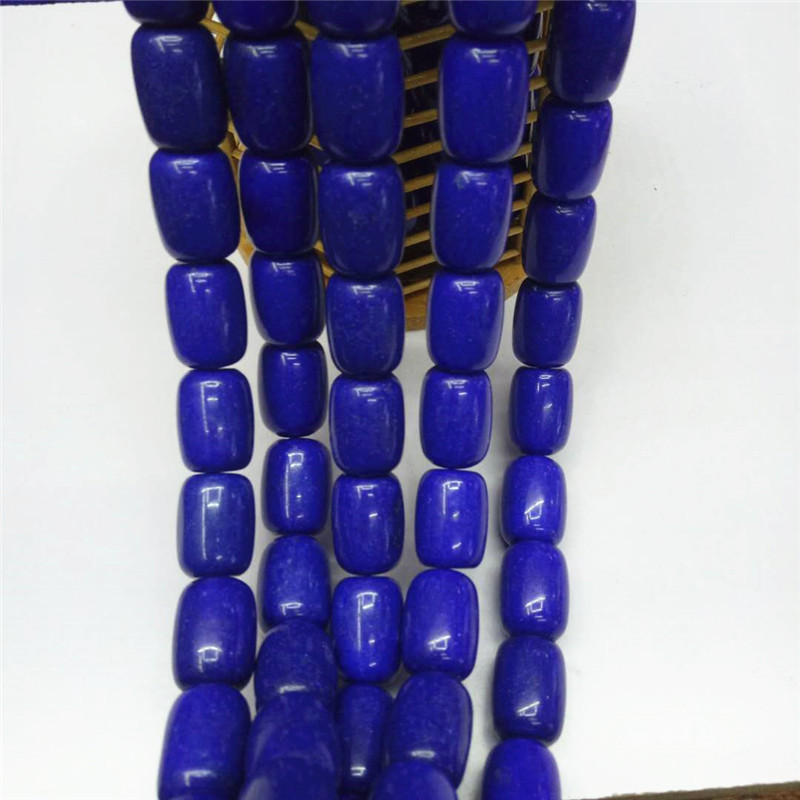Factory direct sales of lapis lazuli bucket beads, loose beads, semi-finished products wholesale, DIY string beads, drum beads, jewelry matching beads, best-selling products detail image 9