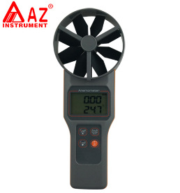 台湾衡欣 AZ8919多功能风速计 测量温湿度 风量计 二氧化碳检测仪