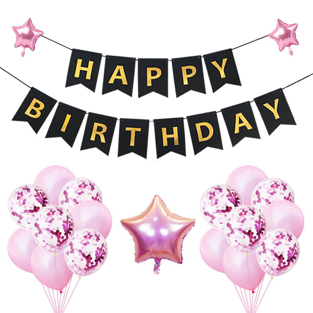 Letter Aluminum Film Birthday Banner Balloon display picture 4