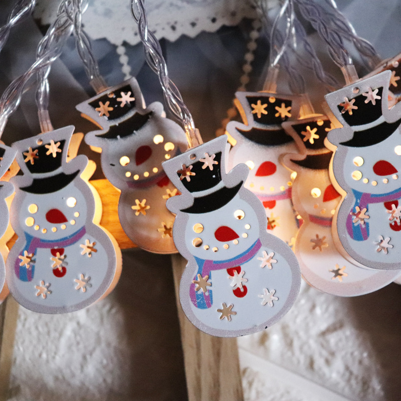 크리스마스 검은 모자 눈사람