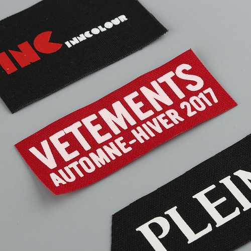 Factory-made three-dimensional printed fashion letter clothing accessories, clothing bag shoe hat patches, twill fabric trademark