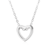 Necklace heart shaped heart-shaped for beloved stainless steel, jewelry for St. Valentine's Day, Birthday gift