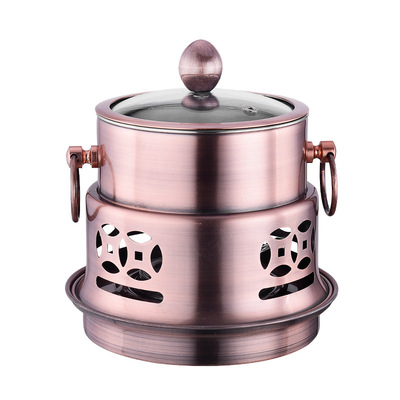 Stainless steel Alcohol stove POINT Hot Pot Alcohol pot Take-out food self-help Hot Pot thickening Bold Manufactor Direct selling