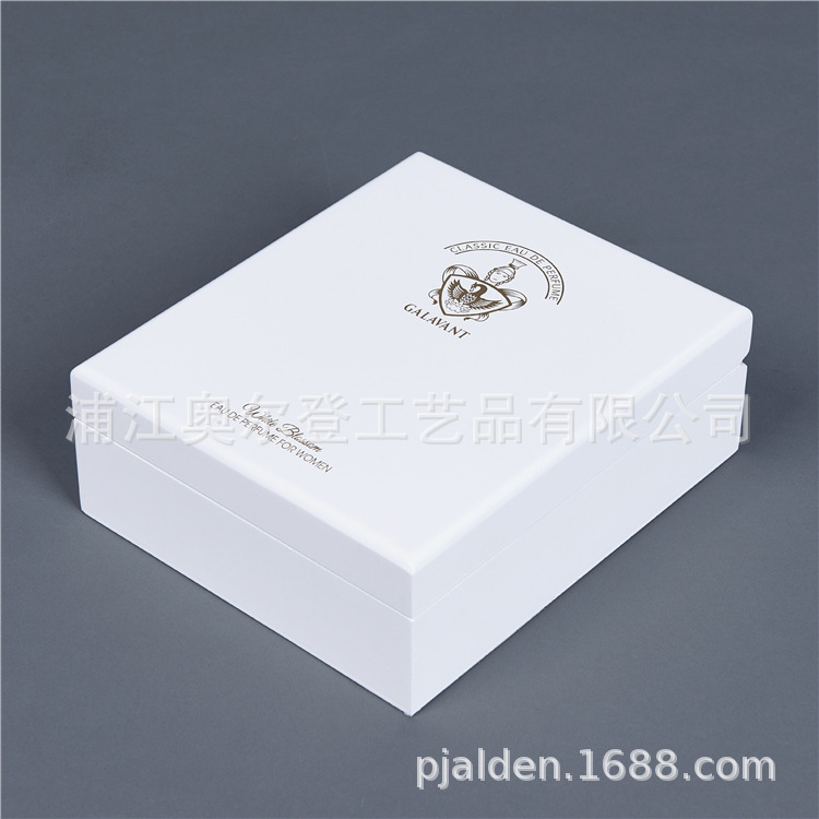 Lacquered wooden box, white jewelry box, perfume bottle, essential oil storage wooden box, processed doterra essential oil box detail image 2