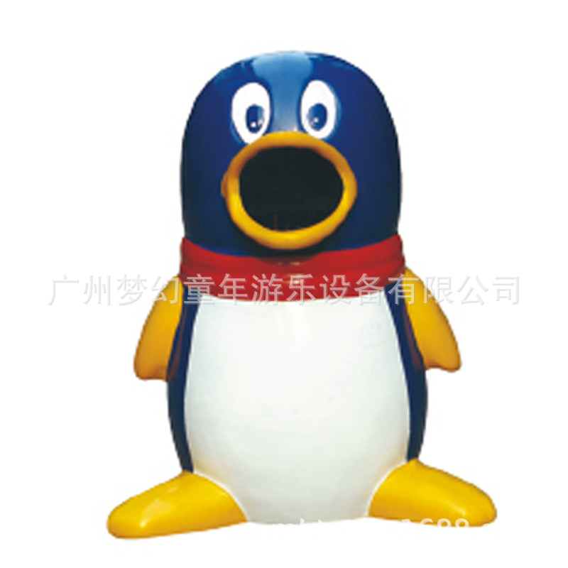 企鹅造型垃圾桶   户外垃圾桶 户外环卫垃圾桶 动物造型垃圾桶