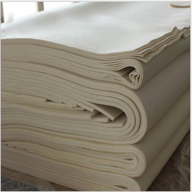 Industrial wool felt 1-50mm steel plate silencer felt mat adhesive felt high temperature resistant mechanical and electrical pure wool felt