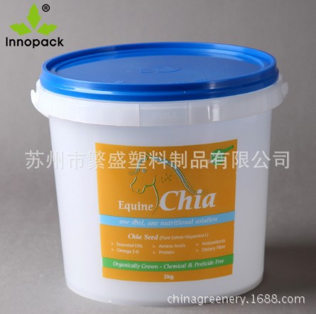 生产供应 4L半透明塑料桶 全新原料4升塑料桶 4KG公斤半透明桶