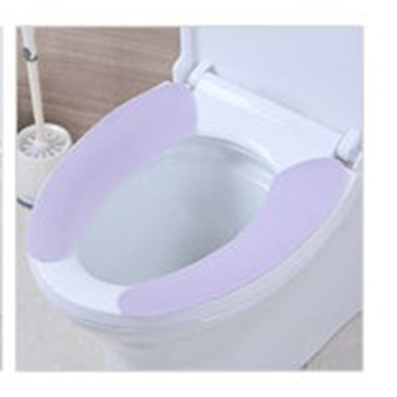 厂家批发 居家马桶贴绒布防水 便捷静电吸附马桶垫创意可裁剪坐垫