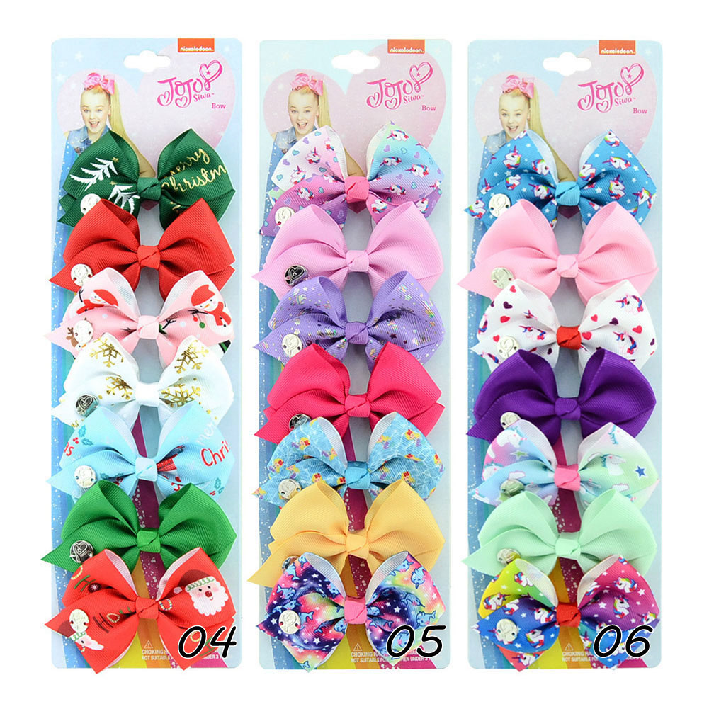 New Fashion Colorful Bow Hairpin Set display picture 8