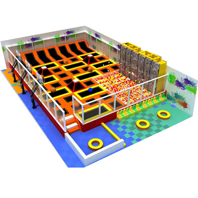 超級大蹦床成人健身房兒童樂園室內大型淘氣堡海洋球設備室外運動