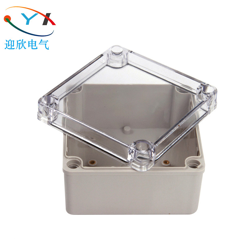 厂家供应100*100*75mm塑料防水盒室外防水接线盒电缆防护开关盒