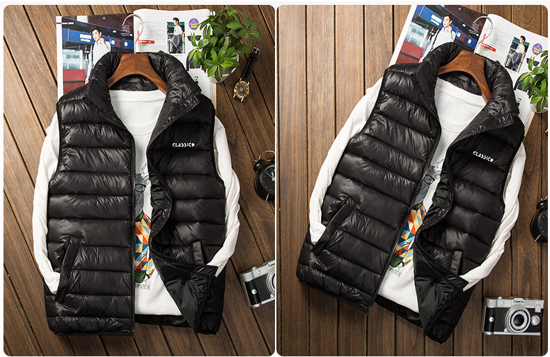 Baumwollweste Herren neue Herren koreanische Version der Baumwollweste Jugendpaarweste männliche große Weste Baumwollkleidung Flut_voghion.com