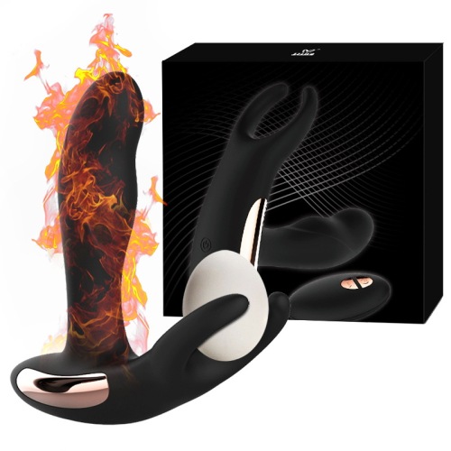 Tibeka Tina prostate massager for men, heated G-spot anus clamp, vibrating anal plug, masturbation device for sexual use