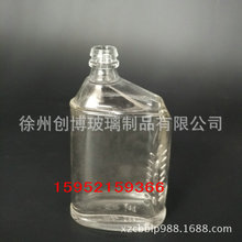 厂家供应小玻璃瓶 酒瓶  100毫升健保酒瓶歪头郎酒瓶高白料玻璃瓶