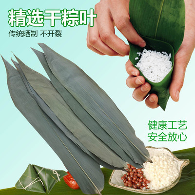 粽葉子粽子葉幹粽葉大粽葉南北幹貨土特産葦葉包粽子新鮮粽子葉