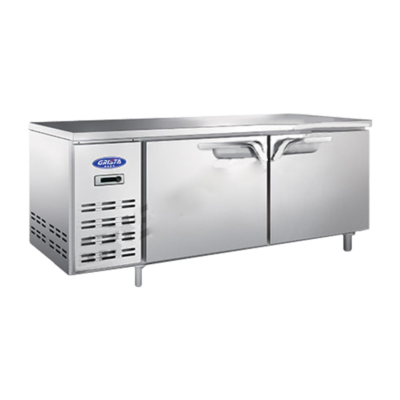 星星商用冷藏工作台TZ400L2格林斯达厨房靠背操作台卧式冷冻冰柜