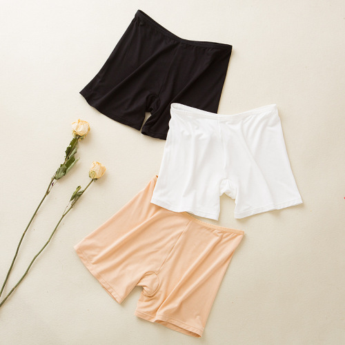 Safety pants cotton bottom crotch comfortable and breathable women's underwear summer leggings girls mid-waist anti-exposure safety pants