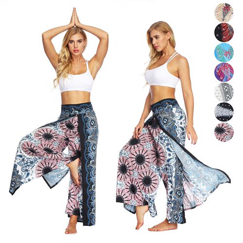 Yoga pants for women Pants Thai Indonesian printed wide leg pants Bohemian Fitness Yoga Pants sportswear women