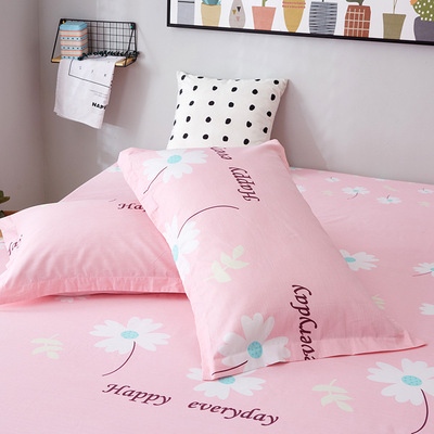 新品纯棉加大枕芯套 单人信封枕头套一对装2只 成人枕套 厂家代发