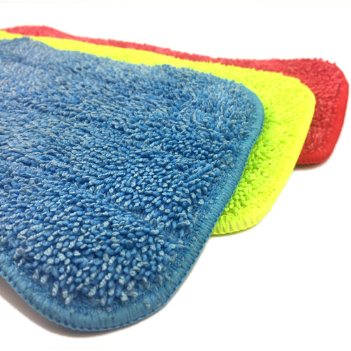 Cross-border water spray mop replacement cloth flat water spray floor mop accessories fiber mop head wholesale