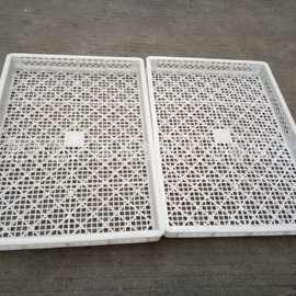 厂家直销无毒无味全新料环保塑料冷冻盘 耐高温塑料烘干盘晾晒盘