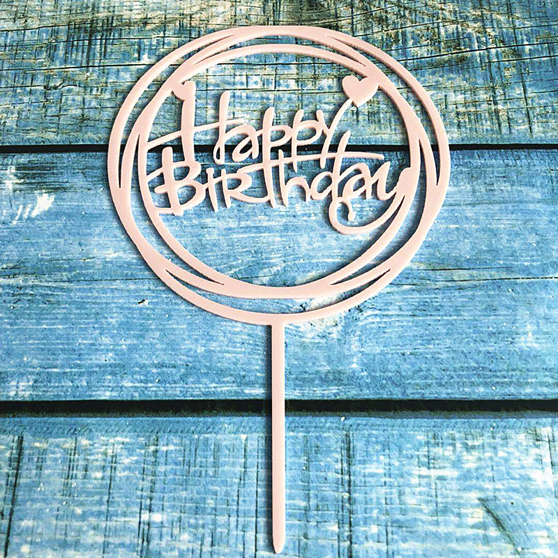 Birthday Letter Arylic Party Cake Decorating Supplies 1 Piece display picture 10