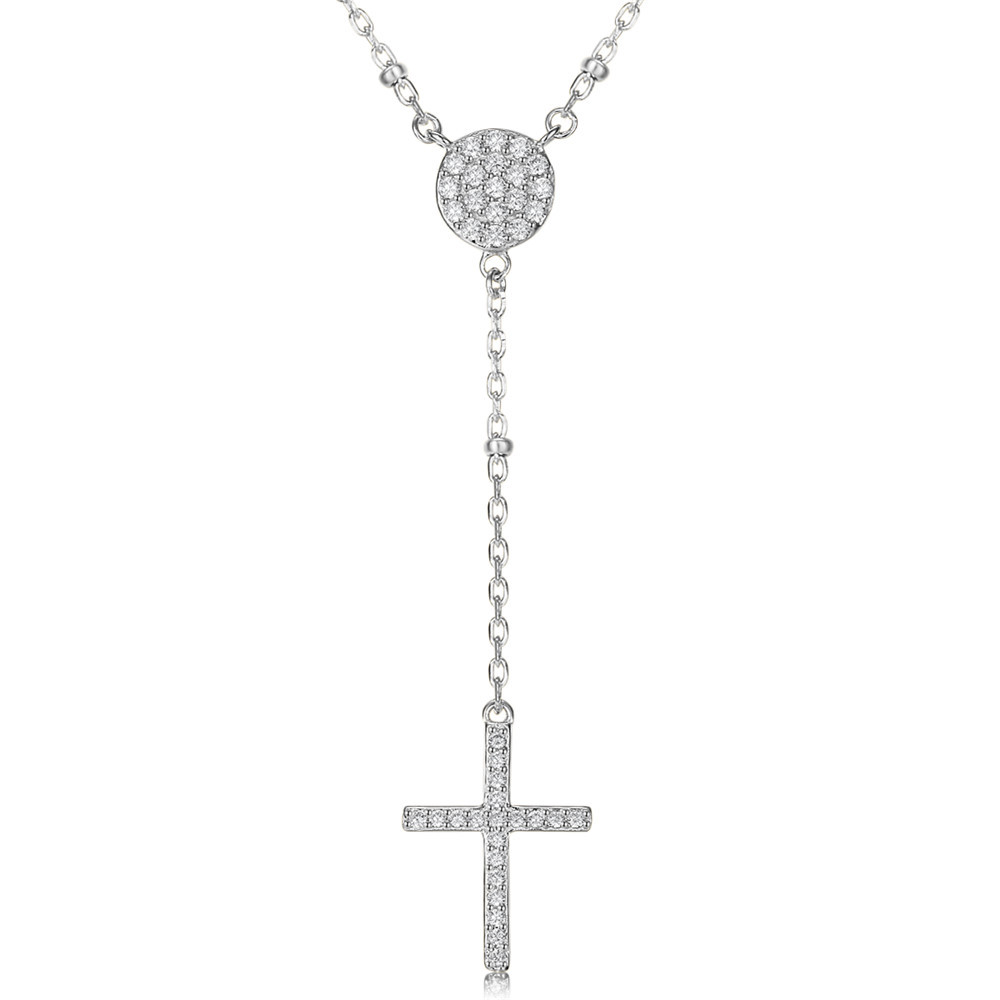 KALETINE 925 Sterling Silver Rosary Necklace - Image 2