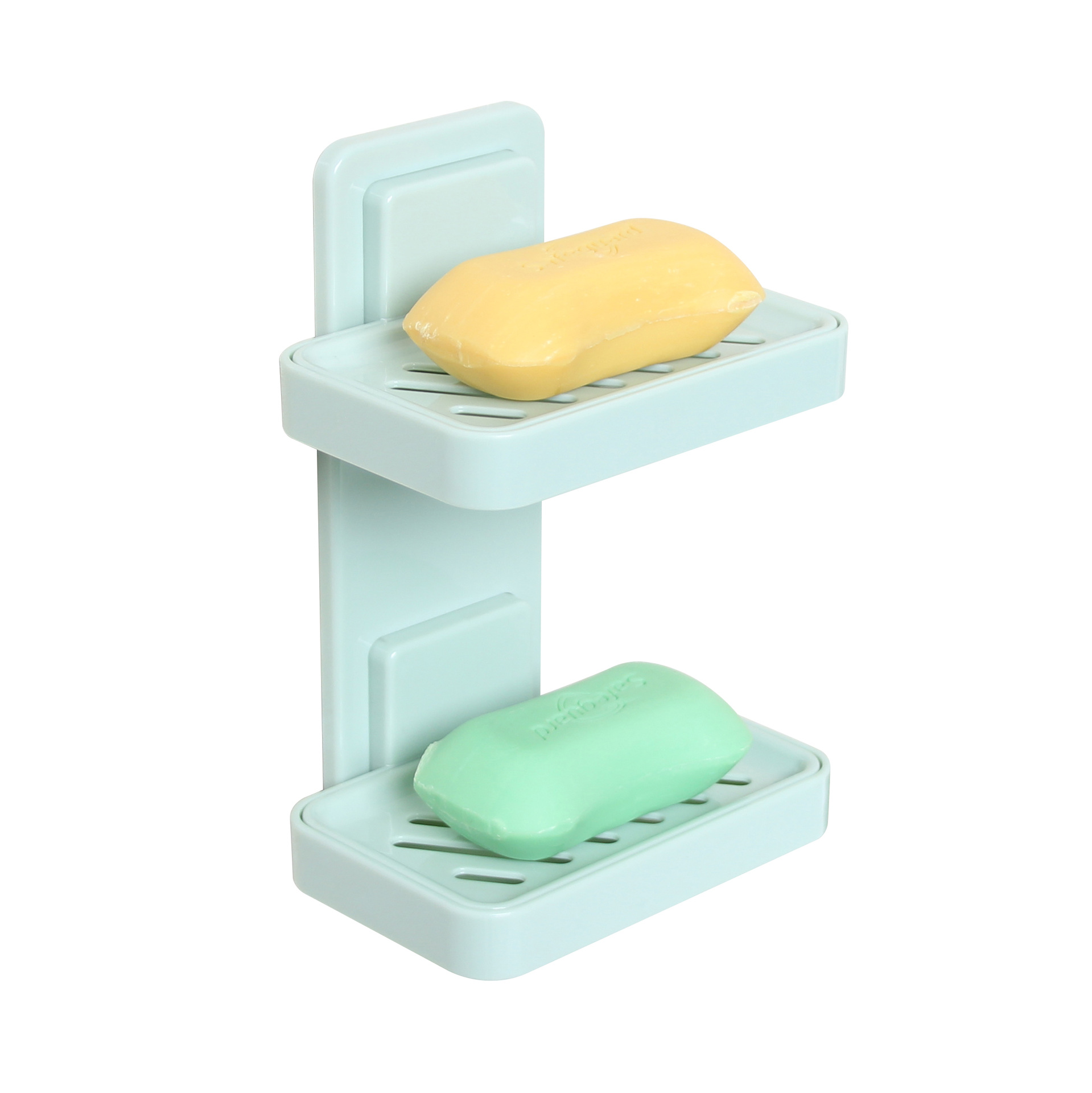 樂貼免打孔環保矽膠肥皂盒 時尚衛生間瀝水香皂架廠家批發直銷