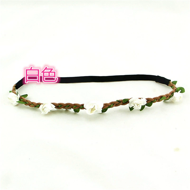Hair accessory, beach headband for bride, Korean style, boho style, flowered