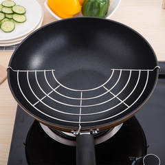 Semi-circular stainless steel oil draining rack, multi-purpose, splicable steaming rack, kitchen frying oil draining rack, heat insulation rack, factory direct sale