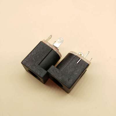source Manufactor supply DC012 vertical Power outlet 5.5*2.1/2.5 black yellow Cover plate dc socket