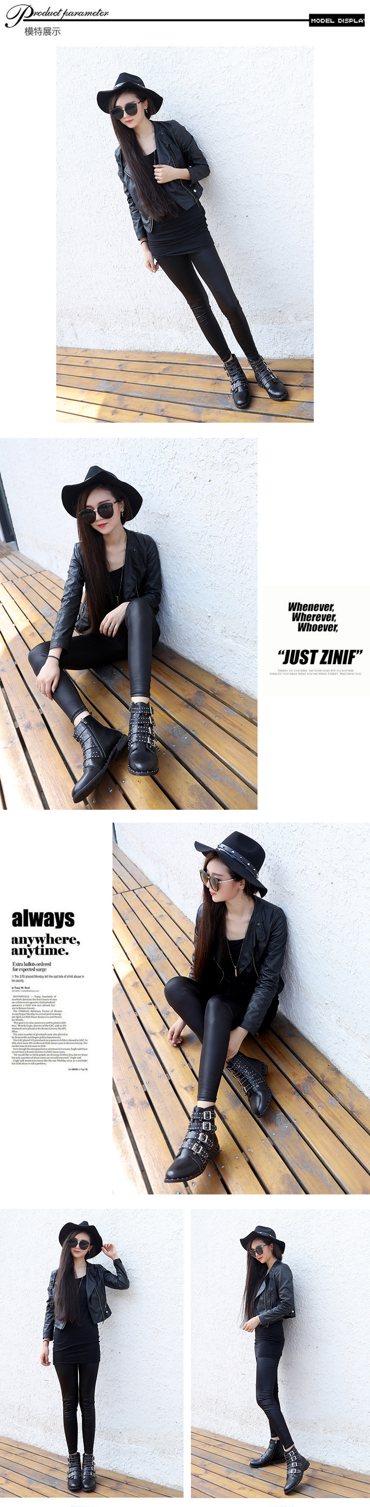 Bottes femme en PU artificiel - Ref 3355450 Image 20