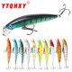 Floating Minnow Lures 10 Colors Hard Plastic Baits Bass Trout Saltwater Sea Fishing Lure