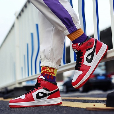 跑步鞋-aj1男鞋空军一号联名新款莆田篮球鞋高