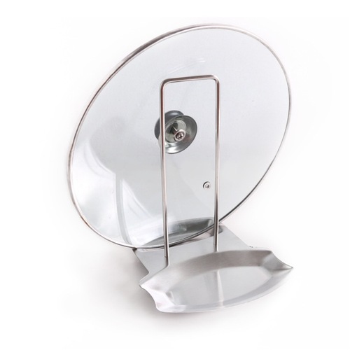 Tang Shell Rack Internet Red Spoon Rack Kitchen Tool Ins Creative Storage Rack Detachable Drain Stainless Steel Pot Cover Rack 