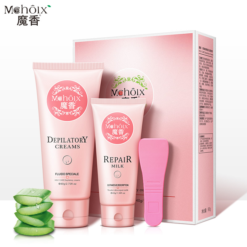 魔香脱毛膏正品去毛膏去手毛腿毛腋下温和脱毛不刺激脱毛膏套装|ru