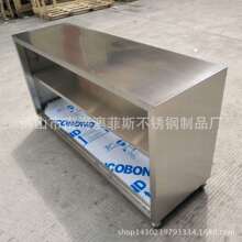 批发不锈钢工作台厨房案板操作台  304材质双层置物架