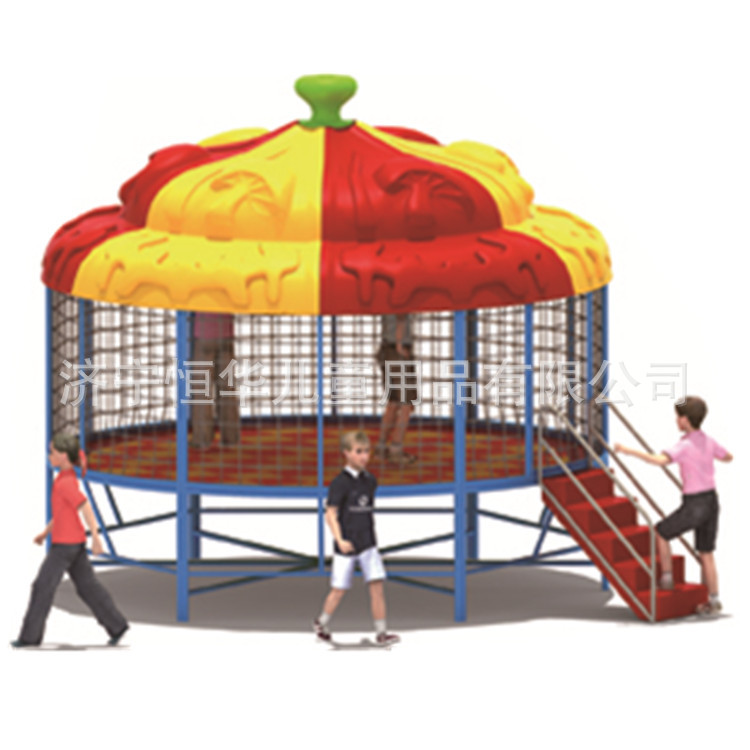 Trampoline source Manufactor kindergarten outdoors large Toys children Trampoline square Park children Playground Equipment