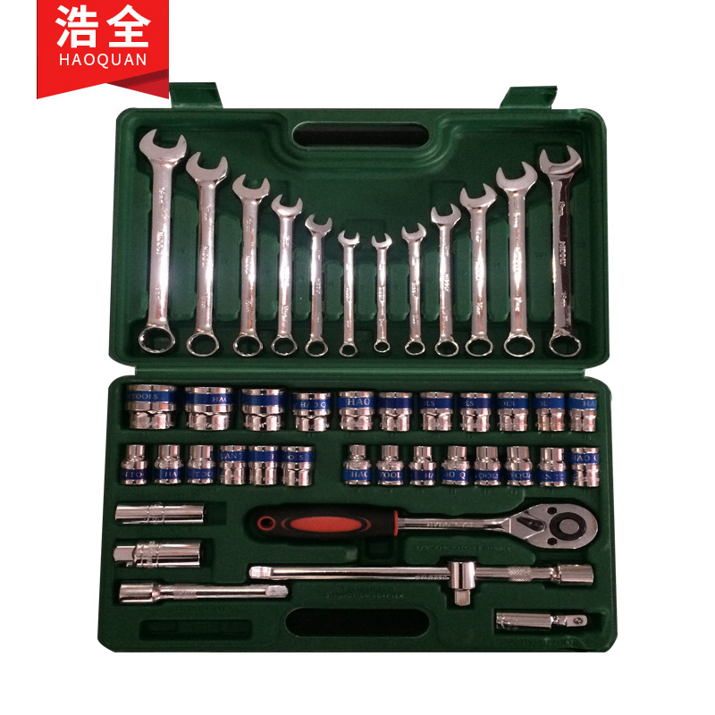 汽车维修组套工具套筒扳手组合工具 37件套装扳手组合套头 批发