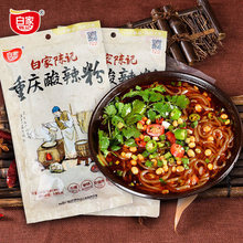 Nhà máy sản xuất tóc trực tiếp Bai Jia Chen Ji Khoai lang thô bột ướt thực phẩm ăn liền Trùng Khánh bột chua nóng 240g / túi Bột chua nóng