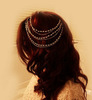 Double-sided hair accessory from pearl with tassels, ebay, Aliexpress